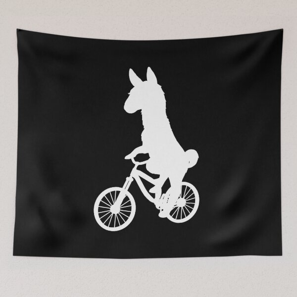 Item preview, Lama on the bike Gift Idea designed and sold by alwe-designs.
