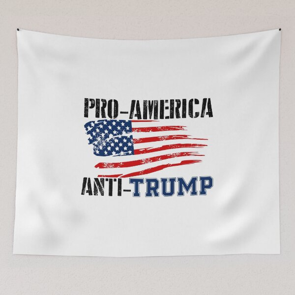 Item preview, PRO AMERICA US Flag ANTI TRUMP resist 2020 election 86 45 designed and sold by hadleydesigns.