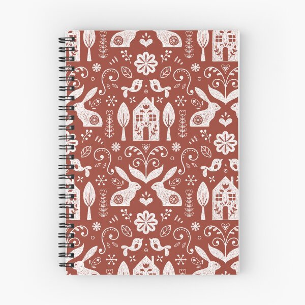 Item preview, Scandinavian folk (brick red) designed and sold by movezerb.