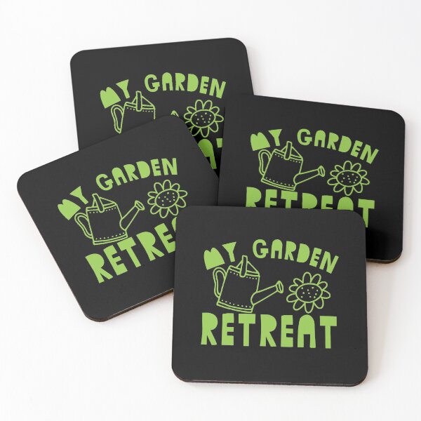 Item preview, MY GARDEN RETREAT with watering can and flower designed and sold by jazzydevil.