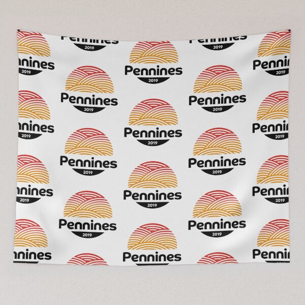 Item preview, Pennines - Round Red/Orange Logo - Ecotourism - Walking T-Shirt designed and sold by springwoodbooks.