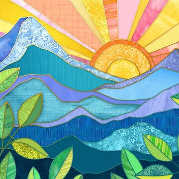 Artwork thumbnail, Sunset Through The Leaves by micklyn