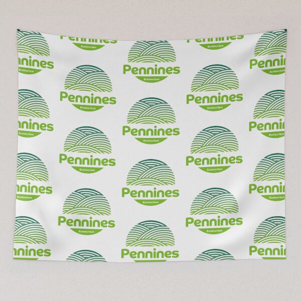 Item preview, Pennines - Round Green Logo - Ecotourism - Walking T-Shirt designed and sold by springwoodbooks.