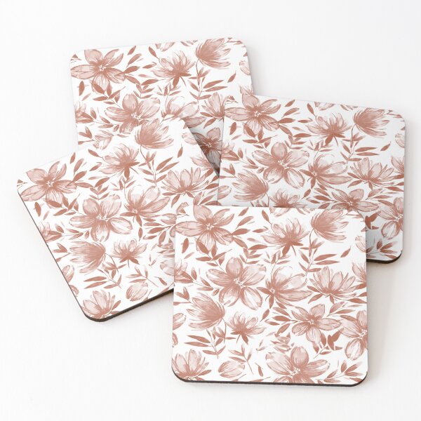 Item preview, Brown Watercolor Flowers designed and sold by B & K     Store.