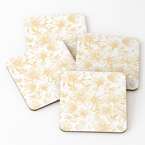 Item preview, Light Yellow Watercolor Flowers designed and sold by B & K     Store.