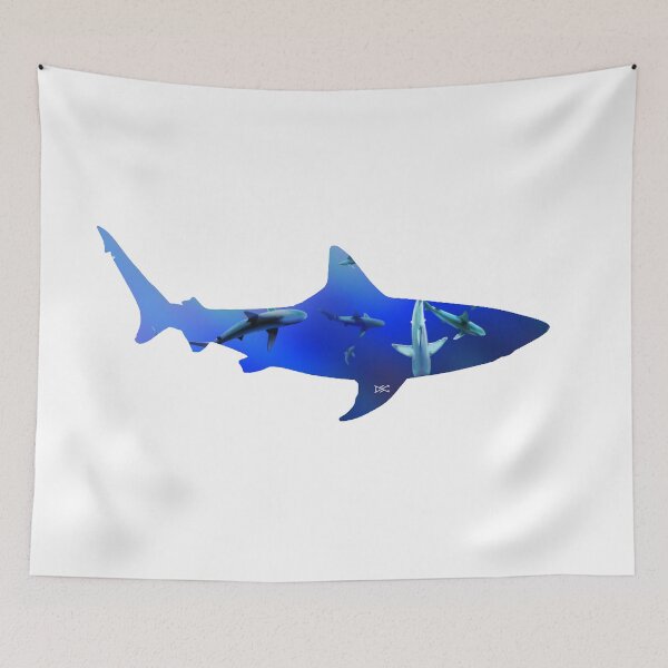 Item preview, Shark Painting Silhouette designed and sold by DSC Arts.