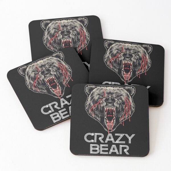 Item preview, Crazy Bear Grizzly Bear Lovers Gift designed and sold by Aichelangelo.