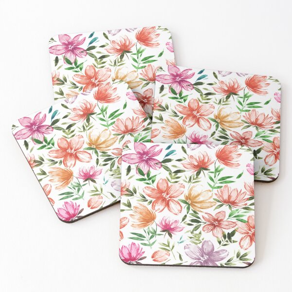 Item preview, Multicolors Watercolor Flowers designed and sold by B & K     Store.