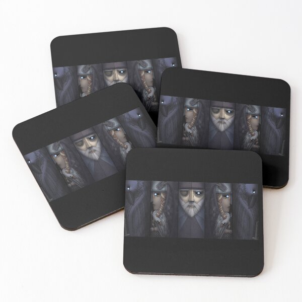 Item preview, Norse Gods: Odin, Huginn, Muninn, Valkyries designed and sold by IOMAprints.