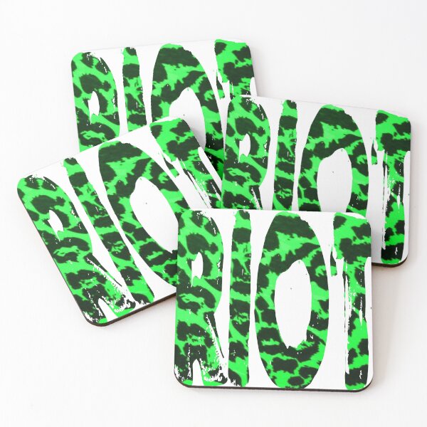 Item preview, Green Leopard Print Riot  designed and sold by SerpentSkyArts.