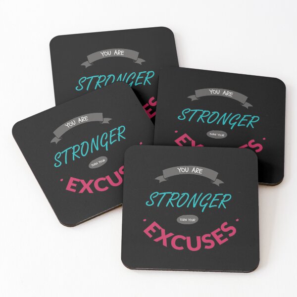 Item preview, You are stronger than excuses designed and sold by apicon.