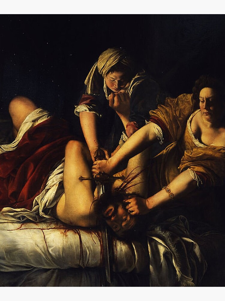 JUDITH BEHEADING HOLOFERNES - GENTILESCHI by iconicpaintings