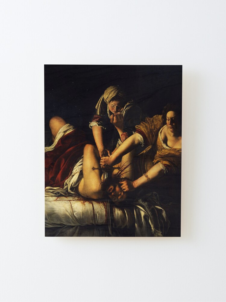 Alternate view of JUDITH BEHEADING HOLOFERNES - GENTILESCHI Mounted Print