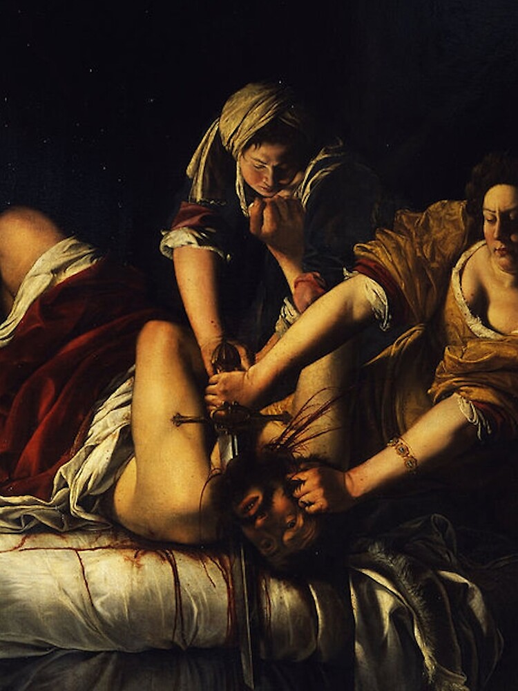 JUDITH BEHEADING HOLOFERNES - GENTILESCHI by iconicpaintings