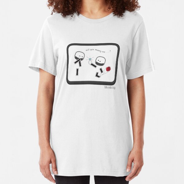 Power Love - Marry Me! Silly!! (Special Edition) Slim Fit T-Shirt