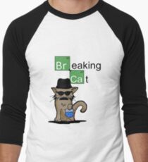 Breaking Cat Men's Baseball ¾ T-Shirt