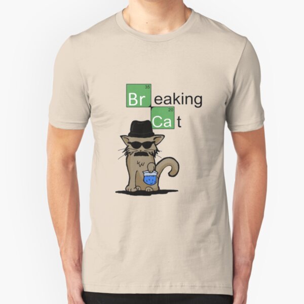 Breaking Cat Slim Fit T-Shirt