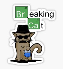 Breaking Cat Sticker