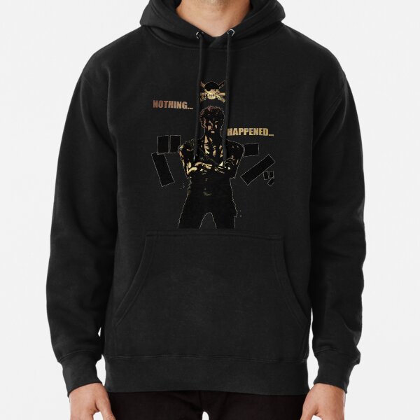 Roronoa Zoro Nothing Happened - One Piece Pullover Hoodie