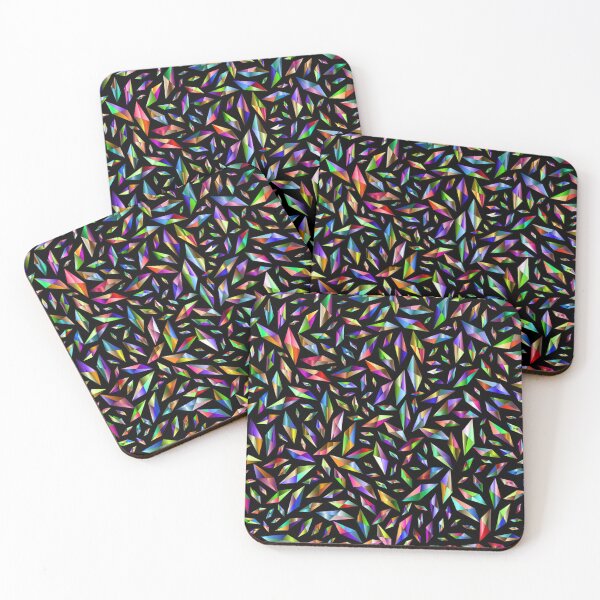 Item preview, Trippy Rainbow Diamond Fractals Psychedelic Abstract Art designed and sold by SwagHut.