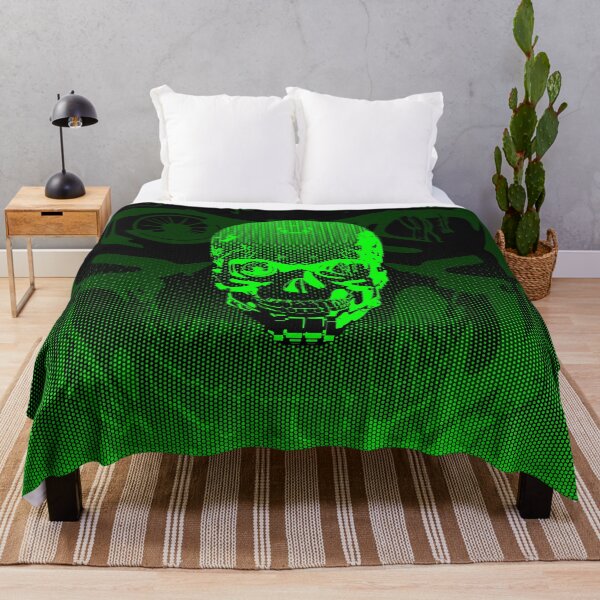 Item preview, Gamer Skull CARTOON GREEN designed and sold by GrandeDuc.