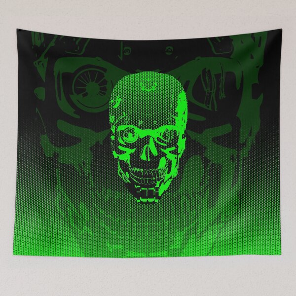 Item preview, Gamer Skull CARTOON GREEN designed and sold by GrandeDuc.