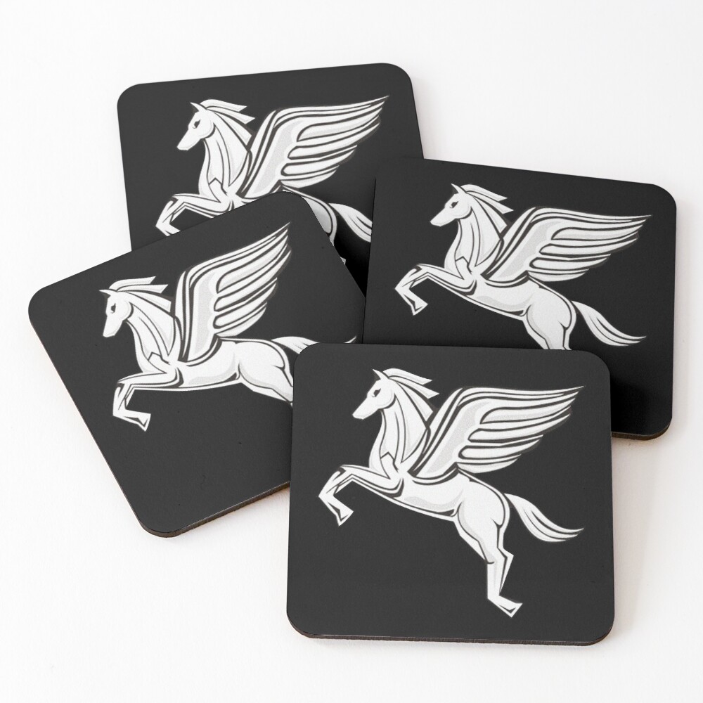 Chasing Pegasus Image (original) Coasters (Set of 4)