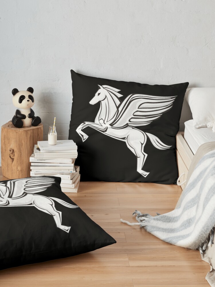 Alternate view of Chasing Pegasus Image (original) Floor Pillow