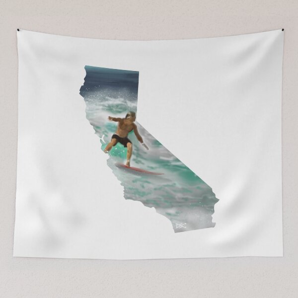 Item preview, California Surfer Silhouette designed and sold by DSC Arts.