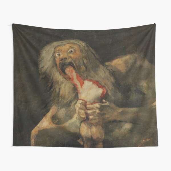 SATURN DEVOURING HIS SON - GOYA Tapestry