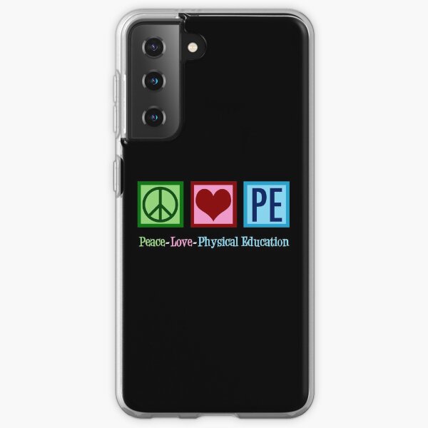 Peace Love PE Teacher | Physical Education Samsung Galaxy Soft Case