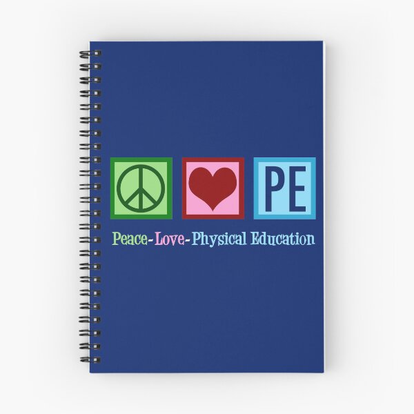 Item preview, Peace Love PE Teacher | Physical Education designed and sold by Epic Love Designs.