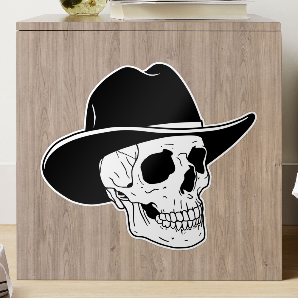 Cowboy Skull Stickers for Sale