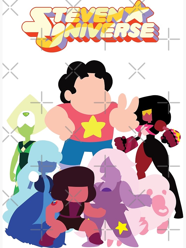 Discover Steven Universe Characters Premium Matte Vertical Poster