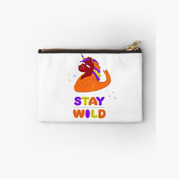 Item preview, Funny Unicorn Punk. STAY WILD - motivation phrase designed and sold by zuperelectracat.