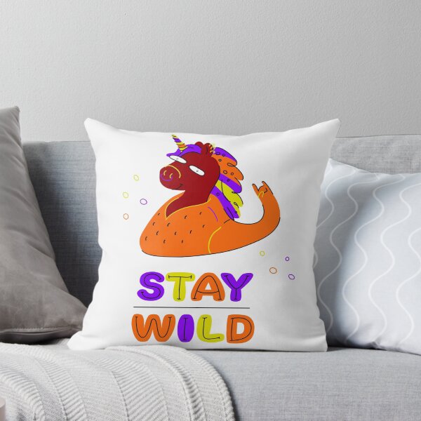 Item preview, Funny Unicorn Punk. STAY WILD - motivation phrase designed and sold by zuperelectracat.