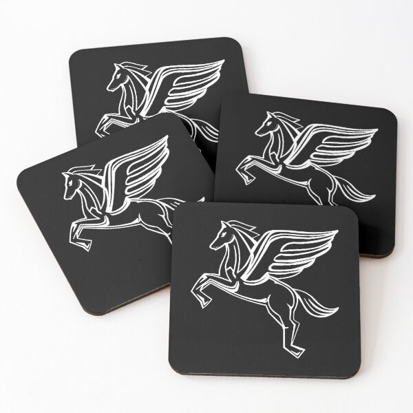 Item preview, Chasing Pegasus Image (White Outline) designed and sold by Styled Vintage.