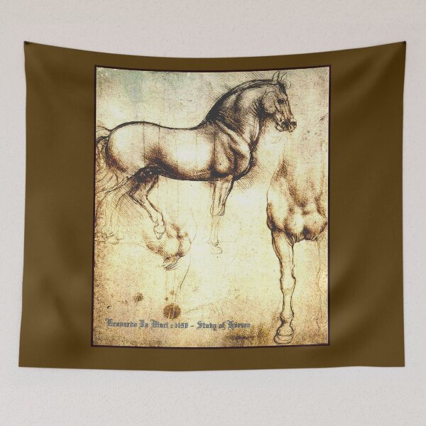 Item preview, LEONARDO DA VINCI: Ancient Study of Horses Print designed and sold by posterbobs.