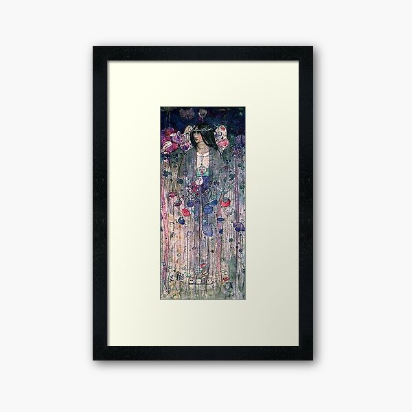 Charles Rennie Mackintosh, In Fairyland. 1897. Framed Art Print