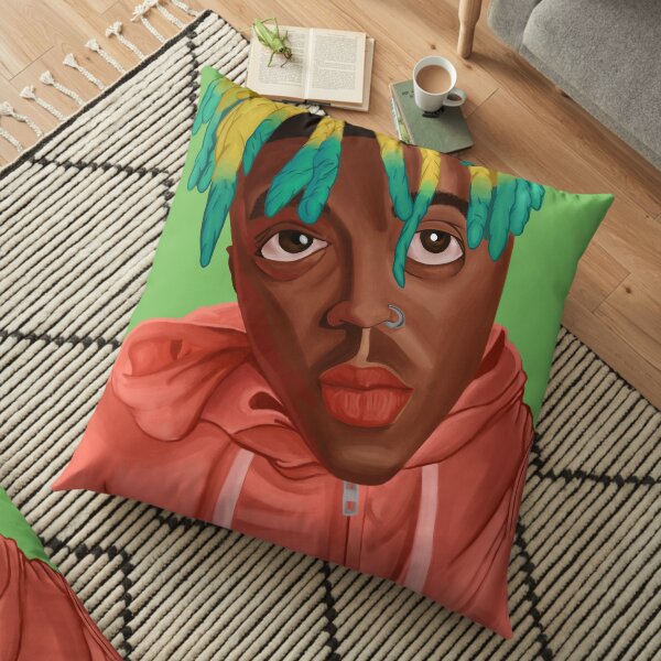Juice Wrld Digital Portrait Floor Pillow