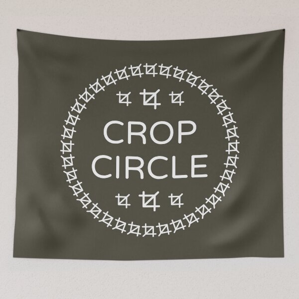 Item preview, Crop Icon Circle (Version 2) designed and sold by TimespunThreads.