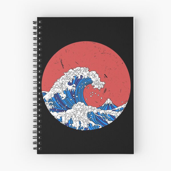 Item preview, Great Kanagawa Wave of Kitten Cats designed and sold by 33ink.