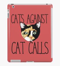 Cats against cat calls iPad Case/Skin