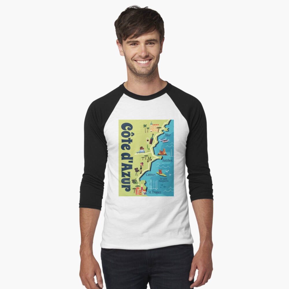 Artikel-Vorschau von Baseballshirt mit 3/4-Arm, designt und verkauft von GAGodel.
