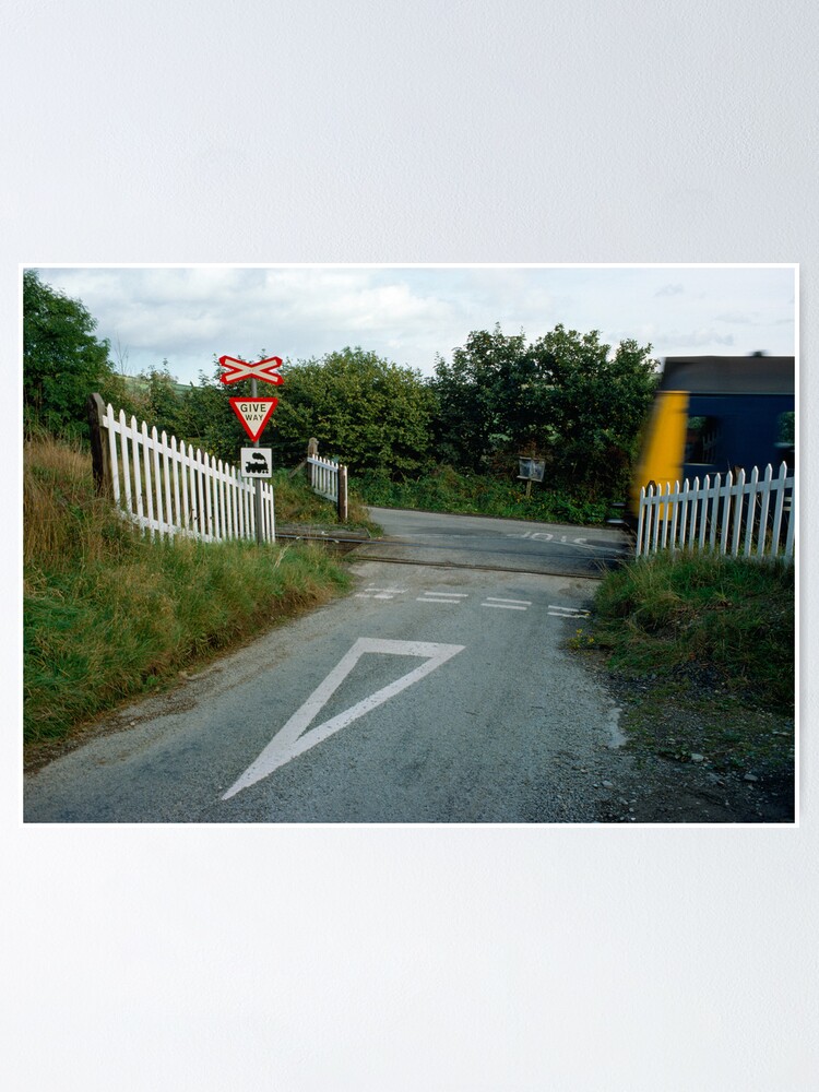 Danger Level Crossing No Gates Uk 1977 Poster By Dd Images Redbubble