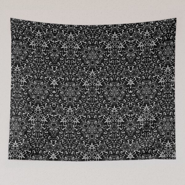 Item preview, Monochrome White Kaleidoscope, Pattern 2 designed and sold by Bennydoscope.