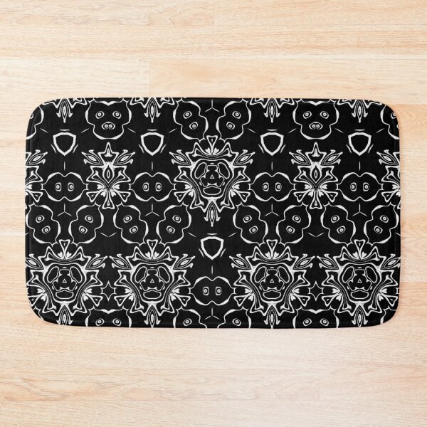 Item preview, Monochrome White Kaleidoscope, Pattern 4 designed and sold by Bennydoscope.
