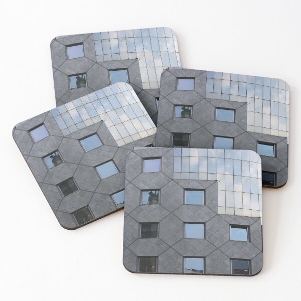 Item preview, Modern building facade detail Vienna Austria designed and sold by goceris.