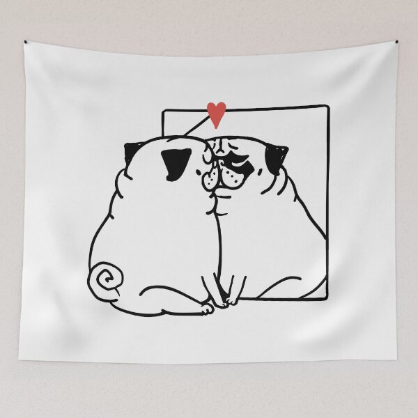 Item preview,  Love Yourself Pug designed and sold by Huebucket.