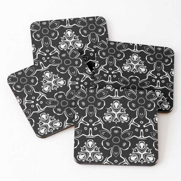 Item preview, Monochrome White Kaleidoscope, Pattern 5 designed and sold by Bennydoscope.